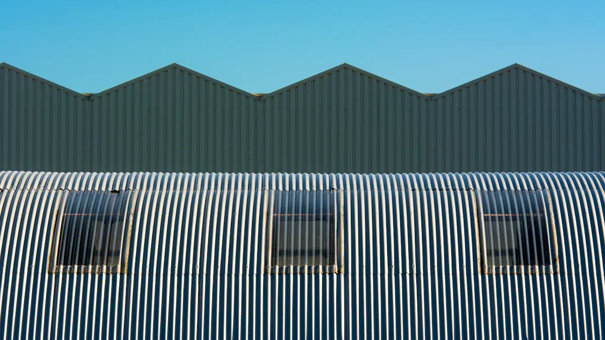 Fabral 2.5-in Corrugated 10-ft Galvanized Steel Roof Panel