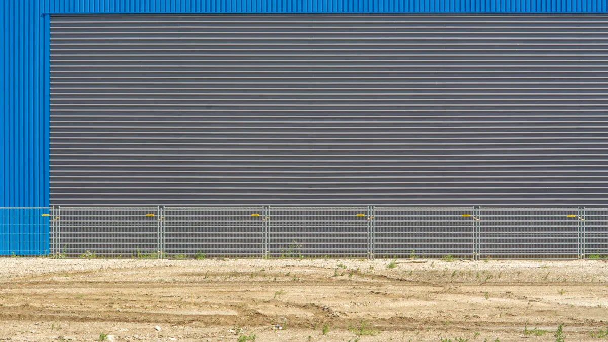Car Showroom and Garage Metal Storage Buildings