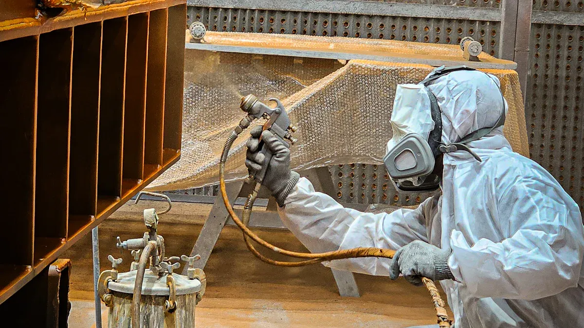 Overlooking Safety Precautions When Spray Painting Galvanized Steel